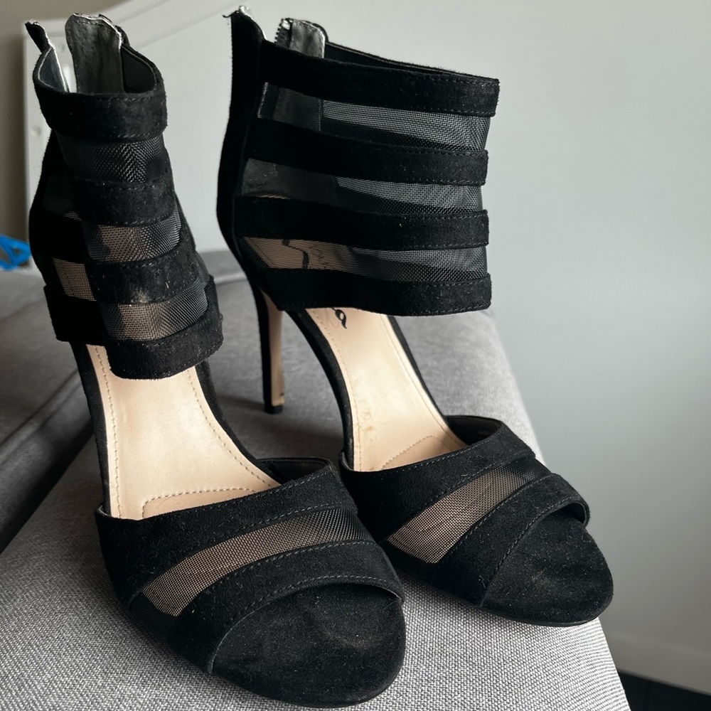 Black high heels